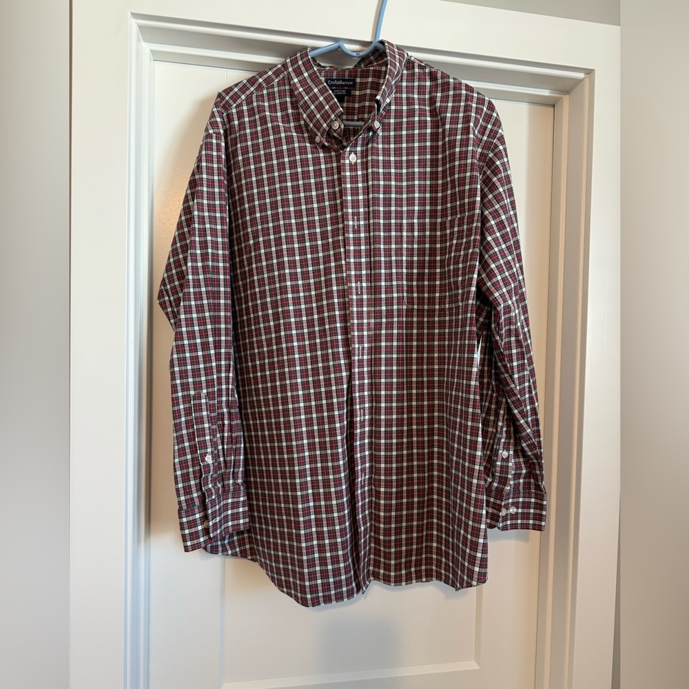 Croft & Barrow Red and Blue Checkered Shirt